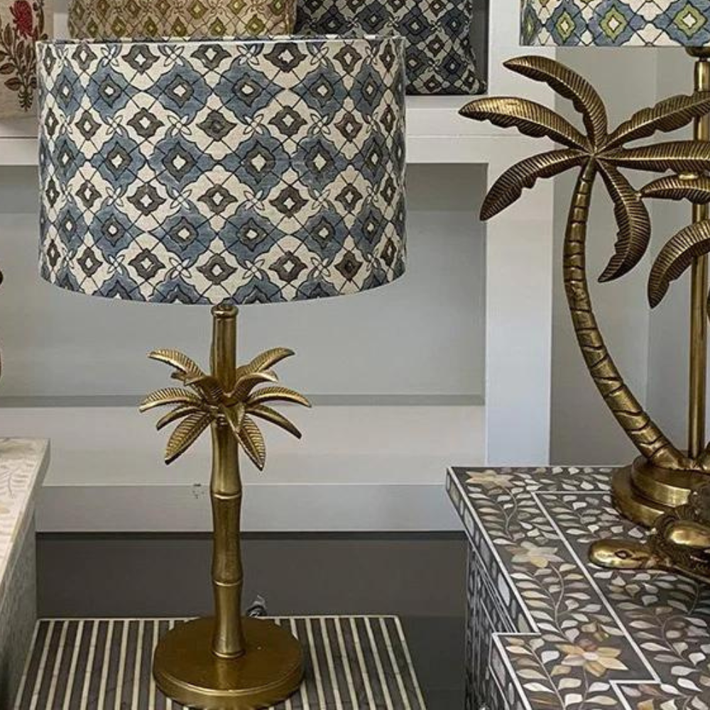 Palm Tree Lamp Base New Bronze H40cm